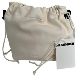 Jil Sander leather pouch cream Cream