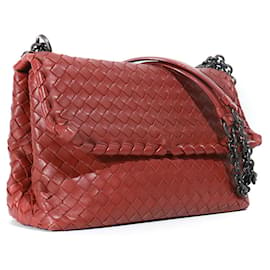 Bottega Veneta-BOTTEGA VENETA Borse a mano T.  Leather-Marrone