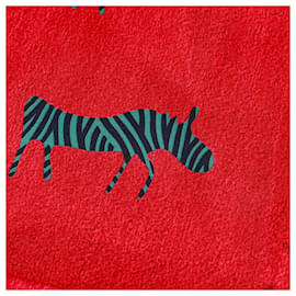 Bulgari-BVLGARI  Silk handkerchief T.  silk-Red