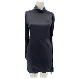 Acne Studios Kleid T.FR 36 Viskose Schwarz