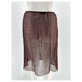 Prada-PRADA  Skirts T.it 40 silk-Brown