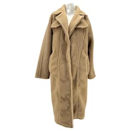 Off White-OFF-WHITE  Coats T.fr 40 Faux fur-Beige