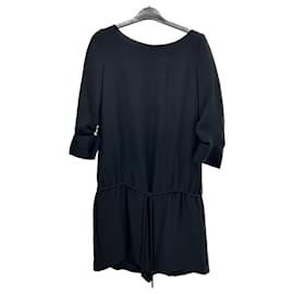 Azzaro-AZZARO Monos T.fr 36 Seda-Negro