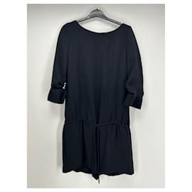 Azzaro-AZZARO Monos T.fr 36 Seda-Negro