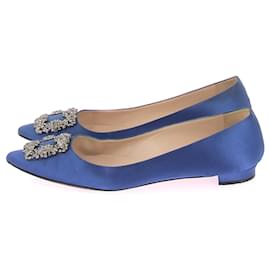 Manolo Blahnik-MANOLO BLAHNIK Bailarinas T.UE 41 ante-Azul