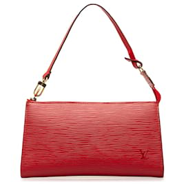 Louis Vuitton-Louis Vuitton Red Epi Pochette Accessoires-Red
