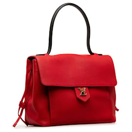 Louis Vuitton-Louis Vuitton Red Calfskin Lockme MM-Red