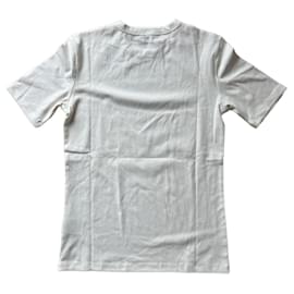 Totême-Camiseta clássica de costela-Branco