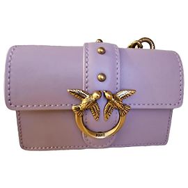 Pinko BOLSA DE AMOR DE COURO Transversal Roxo