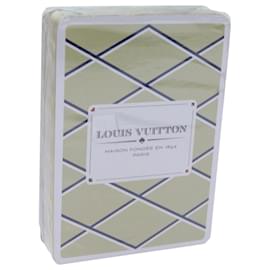 Louis Vuitton-LOUIS VUITTON Baralho Bege Autenticação LV 70310-Bege