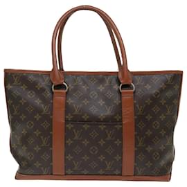 Louis Vuitton-LOUIS VUITTON Monogram Sac Weekend PM Tote Bag M42425 Auth LV 70751-Monogramme