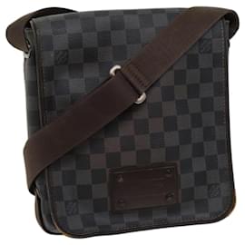 Louis Vuitton-LOUIS VUITTON Damier Ebene Brooklyn PM Borsa a tracolla N51210 LV Auth th4765-Altro