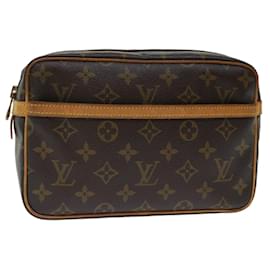 Louis Vuitton-Louis Vuitton Monogram Compiegne 23 Clutch Bag M51847 LV Auth am6021-Monogram
