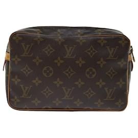Louis Vuitton-Louis Vuitton Monogram Compiegne 23 Clutch Bag M51847 LV Auth am6021-Monogram