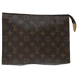 Louis Vuitton-Louis Vuitton Monogram Poche Toilette 26 Marsupio M47542 LV Auth em6042-Monogramma