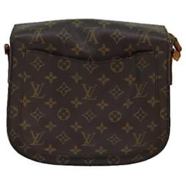 Louis Vuitton-LOUIS VUITTON Monogram Saint Cloud GM bolsa de ombro M51242 LV Auth am6025-Monograma