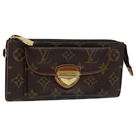 Louis Vuitton-LOUIS VUITTON Monogram Portefeuille Astrid Lange Geldbörse M61781 LV Auth am6064-Monogramm