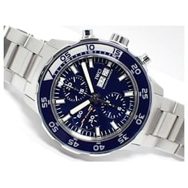 IWC-IWC Aquatimer Chronograph blue Dial IW376710 Mens-Silvery