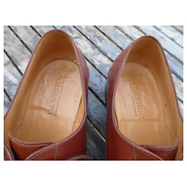 JM Weston-richelieu jm weston 9E 43 excellent condition-Light brown