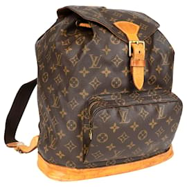 Louis Vuitton-Louis Vuitton Canvas Monogram Montsouris GM Rucksack-Braun