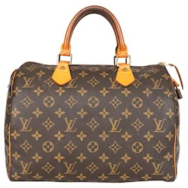 Louis Vuitton-Louis Vuitton Canvas-Monogramm Speedy 30-Braun