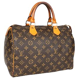 Louis Vuitton-Louis Vuitton Canvas-Monogramm Speedy 30-Braun