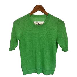 By Malene Birger Blusen-T-Shirt-Top Grün