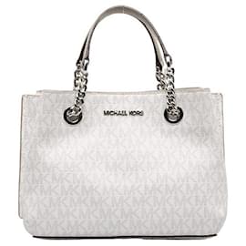 Michael Kors-Michael Kors MK Signature Canvas Teagen Bag Canvas Handbag in Good condition-Other