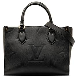 Louis Vuitton-Louis Vuitton On The Go PM Bolsa de couro M45653 em boa condição-Outro