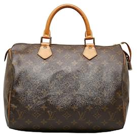 Louis Vuitton-Louis Vuitton Speedy 30 Canvas Handbag M41526 in good condition-Other
