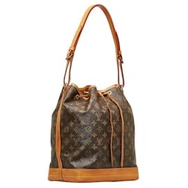 Louis Vuitton-Louis Vuitton Noe Canvas Shoulder Bag M42224 in good condition-Other
