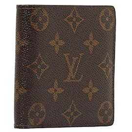 Louis Vuitton-Louis Vuitton Portefeuille Marco Bifold Wallet Canvas Short Wallet M61675 in good condition-Other