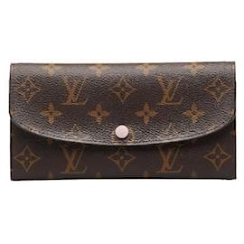 Louis Vuitton-Louis Vuitton Emilie Geldbörse Canvas Lange Geldbörse M61289 in guter Kondition-Andere