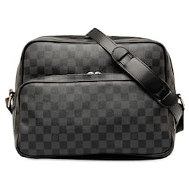 Louis Vuitton-Bolsa de ombro Louis Vuitton Damier Graphite Io N45252 em boa condição-Outro