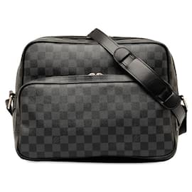 Louis Vuitton-Borsa a tracolla in tela Louis Vuitton Damier Graphite Io N45252 in buone condizioni-Altro