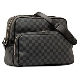 Louis Vuitton-Louis Vuitton Damier Graphite Io Canvas Shoulder Bag N45252 in good condition-Other
