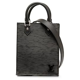 Louis Vuitton-Louis Vuitton Petit Sac Plat Bolsa de couro M69441 Em uma boa condição-Outro