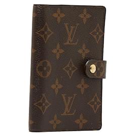 Louis Vuitton-Louis Vuitton Agenda PM Capa para Notebook em Lona R20005 em boa condição-Outro