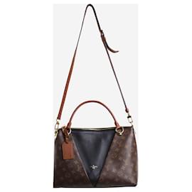 Louis Vuitton-brown 2020 Monogram V Tote MM bag-Brown