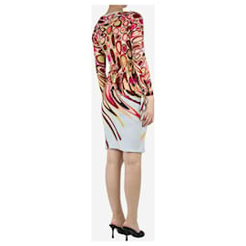Emilio Pucci-Multicolour printed midi dress - size UK 8-Multiple colors