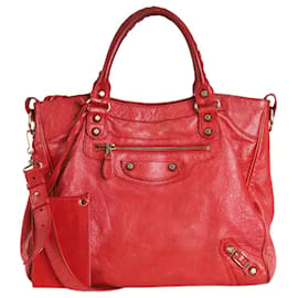 Balenciaga-Red City bag-Red