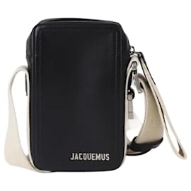 Jacquemus-Black Le Cuerda vertical crossbody bag-Black