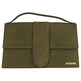 Jacquemus-Olive green Le Bambinou shoulder bag-Green