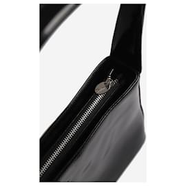 Cartier-Sac à poignée supérieure en cuir verni noir-Noir