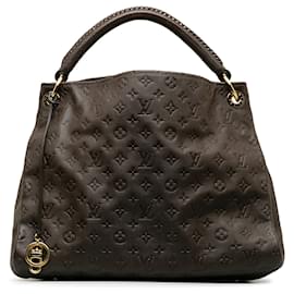 Louis Vuitton-Louis Vuitton Brown Monogram Empreinte Artsy MM-Brown,Dark brown