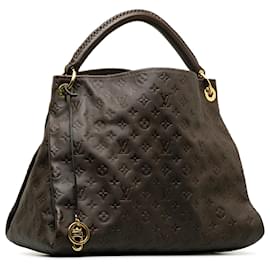 Louis Vuitton-Louis Vuitton Brown Monogram Empreinte Artsy MM-Brown,Dark brown