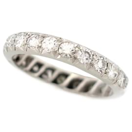 Autre Marque-NEW AMERICAN ALLIANCE RING 51 22 diamants 1.5ct white gold 18K 2.9GR GOLD RING-Silvery