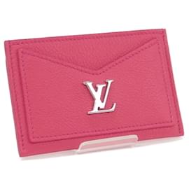 Louis Vuitton-Louis Vuitton Porto Cult Lock Me Card Case Étui à cartes en cuir M68555 In excellent condition-Autre