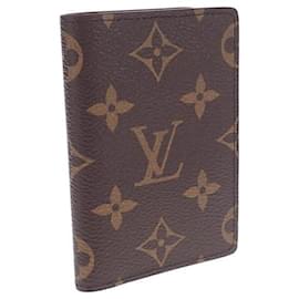Louis Vuitton-Louis Vuitton Organizador De Poche Estojo para cartão de lona M60502 Em uma boa condição-Outro