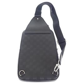 Louis Vuitton-Louis Vuitton Avenue Sling Bag Couro N45303 Em uma boa condição-Outro
